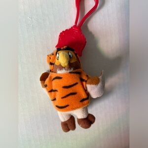 Owl in a Tigger costume 4inch plush McDonalds keychain